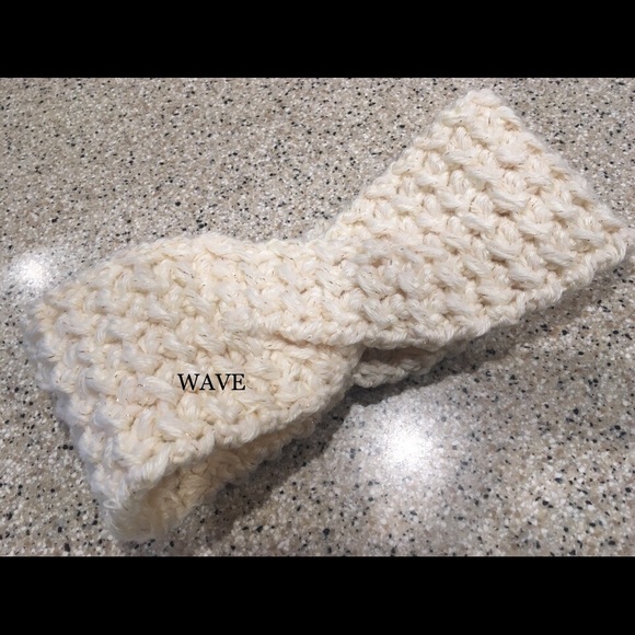 WAVE Custom designed headband. Acrylic or wool. - Picture 8 of 11